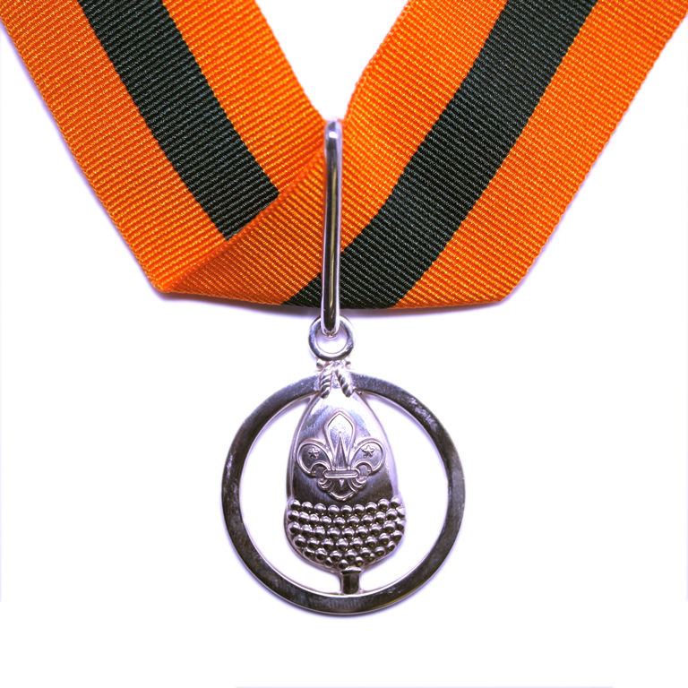 silver acorn medal
